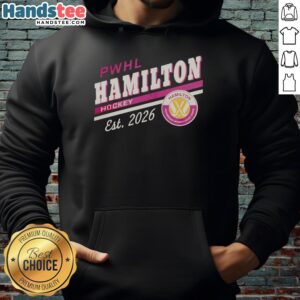 Official Duke PWHL Hamilton Pour Adultes Sportiqe Hoodie in navy, showcasing a stylish design for hockey fans.