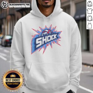 Alt Text: Top Detroit Shock 03 Hoodie in vibrant colors, showcasing the team's logo and stylish design for fans.
