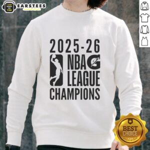 Awesome NBA G League Champions 2025-2026 sweatshirt featuring vibrant team graphics and comfortable fit.
