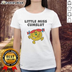 Awesome Little Miss Cumslut Ladies Tee featuring playful graphics and a comfortable fit for casual wear.