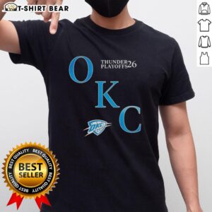 Nice OKC Thunder NBA 2026 Playoffs t-shirt for basketball fans, celebrating the team's momentous playoff journey.