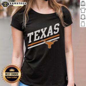 Alt Text: Good Texas Sideline Ladies Tee in vibrant colors, perfect for game day or casual wear, showcasing Texas pride.