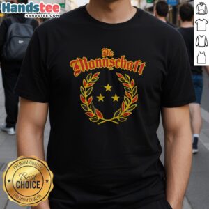 Nice Die Mannschaft Germany T-Shirt featuring bold graphics and vibrant colors, perfect for soccer fans.