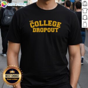 Top The College Dropout T-Shirt featuring iconic album artwork, perfect for fans of Kanye West's classic debut.