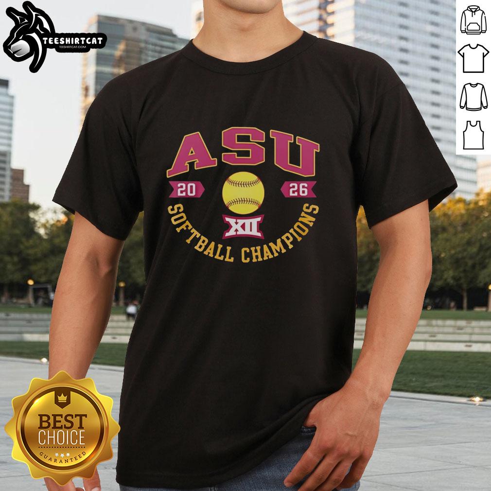 top-arizona-state-sun-devils-2026-big-12-softball-tournament-champions-vintage-t-shirt-1 Alt Text: Vintage T-shirt featuring the 2026 Big 12 Softball Tournament Champions logo for Arizona State Sun Devils.