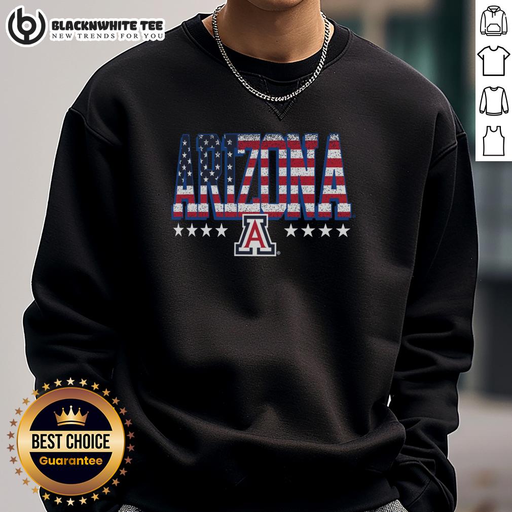 Top Arizona Wildcats Tall Type Flag Sweatshirt Top Arizona Wildcats tall type flag sweatshirt featuring vibrant team colors and logo, perfect for fans and cozy wear.