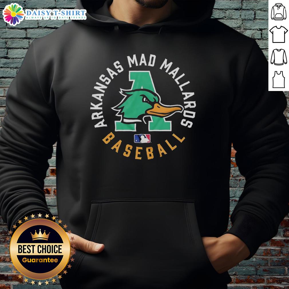 Top Arkansas Mad Mallards Baseball Logo Hoodie Top Arkansas Mad Mallards baseball logo hoodie featuring vibrant colors and stylish design, perfect for fans and casual wear.