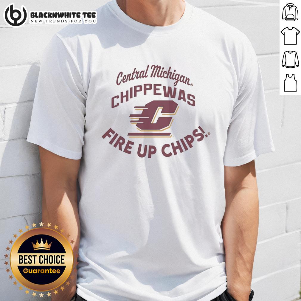 Top Central Michigan Chippewas Fire Up Chips T Shirt Top Central Michigan Chippewas Fire Up Chips T-Shirt design featuring vibrant graphics and team colors for fans.