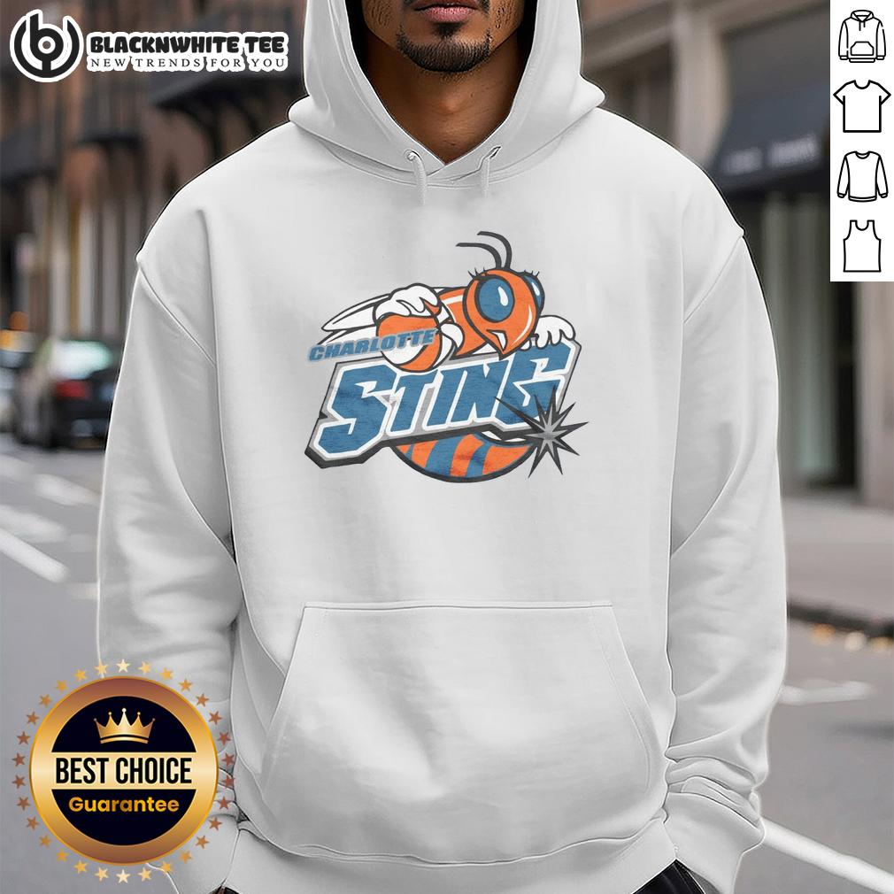 Top Charlotte Sting '04 Hoodie Top Charlotte Sting 04 hoodie showcasing vibrant team colors and logo, perfect for fans and casual wear.