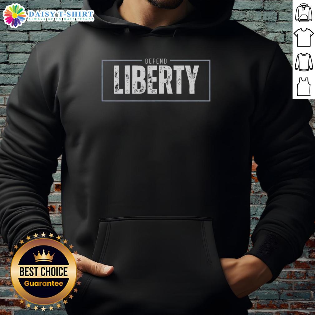 Top Defend Liberty Hoodie Top Defend Liberty Hoodie featuring a bold design promoting freedom and individuality, perfect for casual wear.