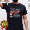 Alt Text: Top Freedom 1776 2026 T-shirt celebrating America's 250th Anniversary of Life, Liberty, and the Pursuit of Happiness.
