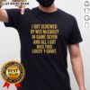 Funny T-shirt featuring 'Top I Got Screwed By Wes McCauley In Game Seven' text, showcasing sports humor and fandom.