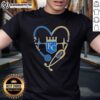 Top Kansas City Royals stethoscope heartbeat design on a 'It's A Work Of Heart' T-shirt for baseball fans.