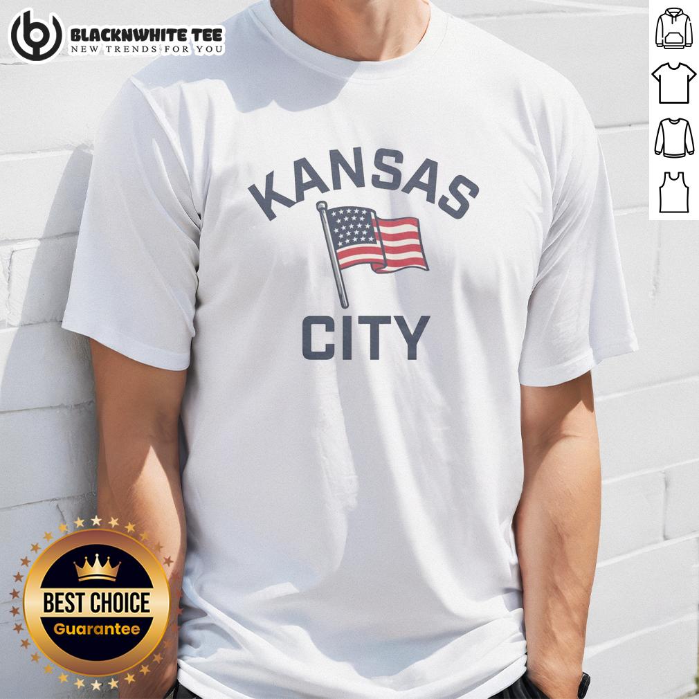 Top Kansas City Usa Flag T Shirt Top Kansas City USA Flag T-Shirt featuring a vibrant design of the American flag, perfect for patriotic fans and locals.