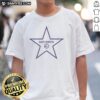 Top Kate Martin Los Angeles Sparks WNBA t-shirt featuring a Hollywood sign star shape design.