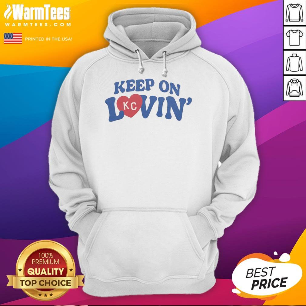 top-keep-on-kc-lovin-vintage-hoodie Vintage 'Keep On Kc Lovin' hoodie featuring a retro design, perfect for casual wear and vintage fashion enthusiasts.