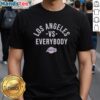 Top Los Angeles Lakers Vs. Everybody T-Shirt featuring bold graphics and vibrant colors, perfect for Lakers fans.