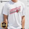Top Louisville Sideline Ash T-Shirt featuring team logo, perfect for fans and casual wear, showcasing sporty style.