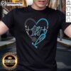 Top Miami Marlins Stethoscope Heartbeat T-Shirt showcasing a vibrant design for sports fans and medical professionals.