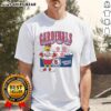 Alt Text: Top Mitchell & Ness Cream St. Louis Cardinals Step Back Up T-Shirt displayed on a hanger, showcasing vintage MLB style.