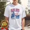 Alt Text: Top Mitchell & Ness Cream Toronto Blue Jays Step Back Up T-Shirt showcasing team logo and stylish design.