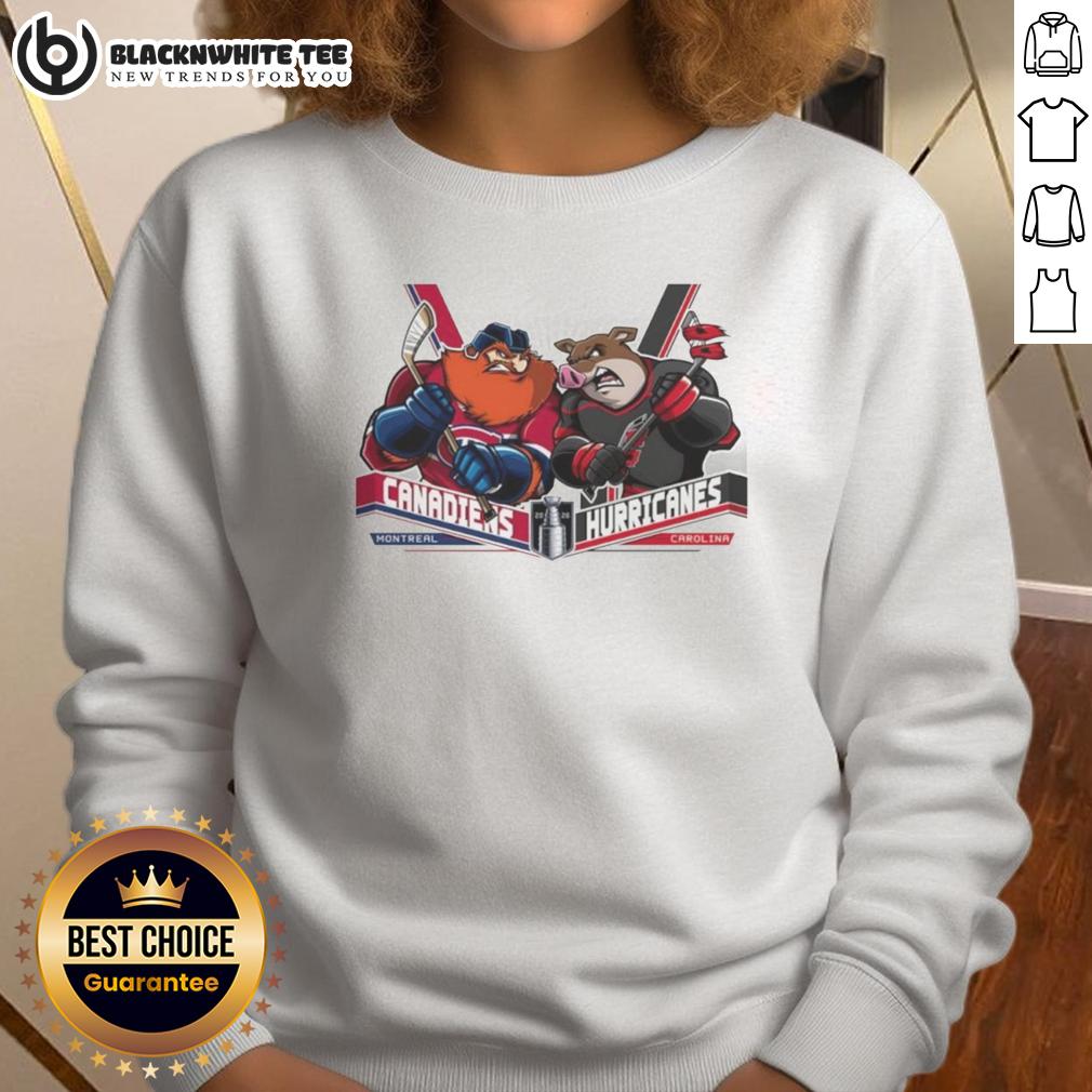 Top Montreal Canadiens Vs Carolina Hurricanes 2026 Eastern Conference Finals Hockey Stanley Cup Sweatshirt Top Montreal Canadiens vs Carolina Hurricanes 2026 Eastern Conference Finals sweatshirt featuring team logos and vibrant colors.