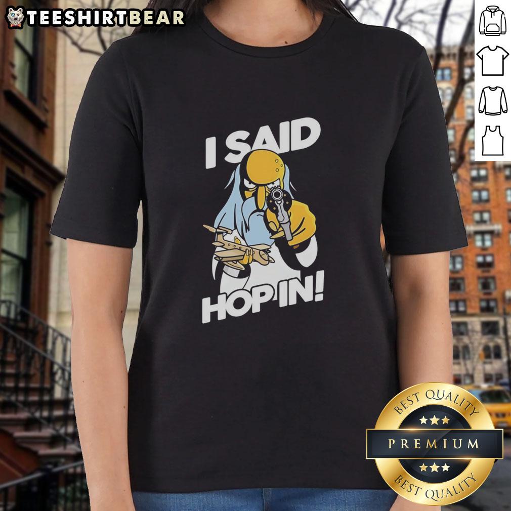 top-mr-burns-holding-pistol-and-model-aircraft-i-said-hop-in-meme-ladies-tee Alt Text: Mr. Burns holding a pistol and model aircraft in the I said hop in meme, featured on a ladies' tee.