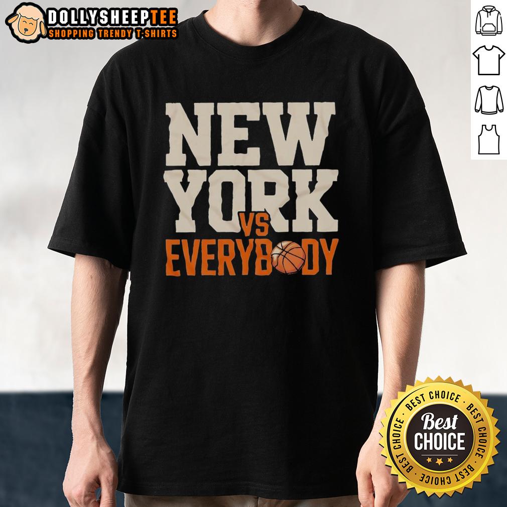 Top New York Knicks Vs Everybody Basketball T Shirt Top New York Knicks Vs Everybody Basketball T-Shirt featuring bold graphics and vibrant colors for fans.