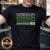 Alt Text: Top Oregon Ducks College Softball Hype T-Shirt featuring team colors and logo, perfect for fans and players.