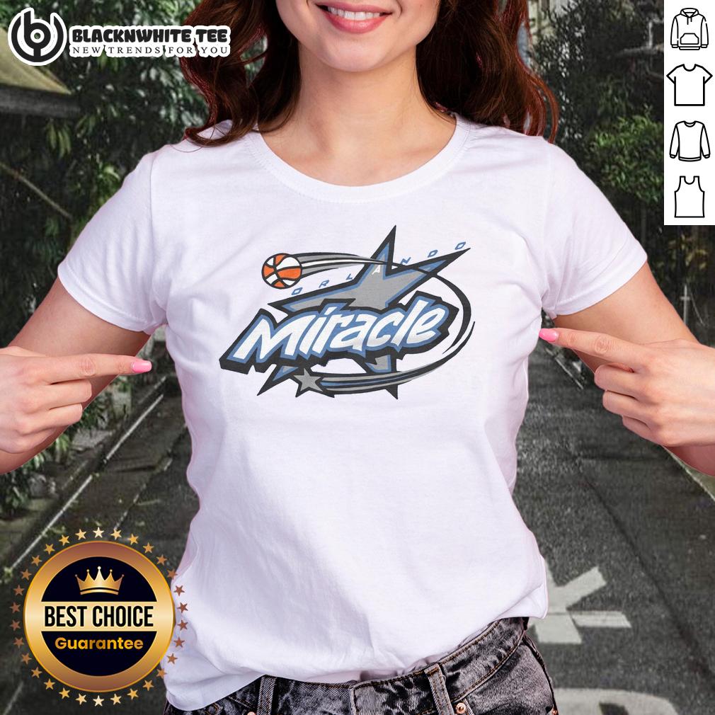 Top Orlando Miracle '99 Ladies Tee Top Orlando Miracle 99 ladies tee featuring vibrant team colors and a stylish design for fans of women's sports apparel.