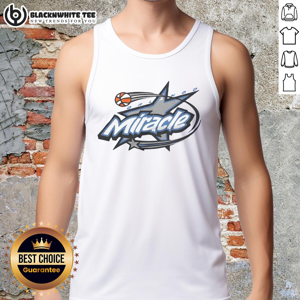 Top Orlando Miracle '99 Tank Top Top Orlando Miracle 99 tank top featuring vibrant colors and retro design, perfect for fans of the iconic basketball team.