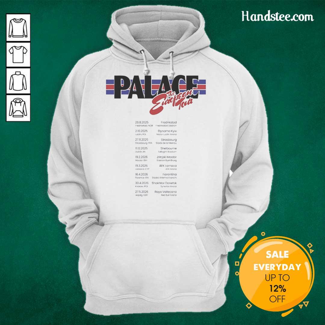 top-palace-the-european-tour-2026-league-stage-hoodie Top Palace European Tour 2026 League Stage hoodie featuring stylish design and vibrant colors for fans.