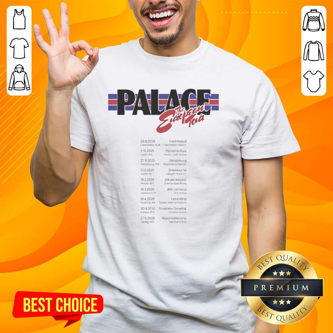 top-palace-the-european-tour-2026-league-stage-t-shirt Top Palace European Tour 2026 League Stage T-Shirt featuring vibrant design and team colors.
