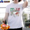 Top Peanuts Snoopy X Italy soccer T-shirt featuring Snoopy in a soccer jersey, perfect for fans and collectors.