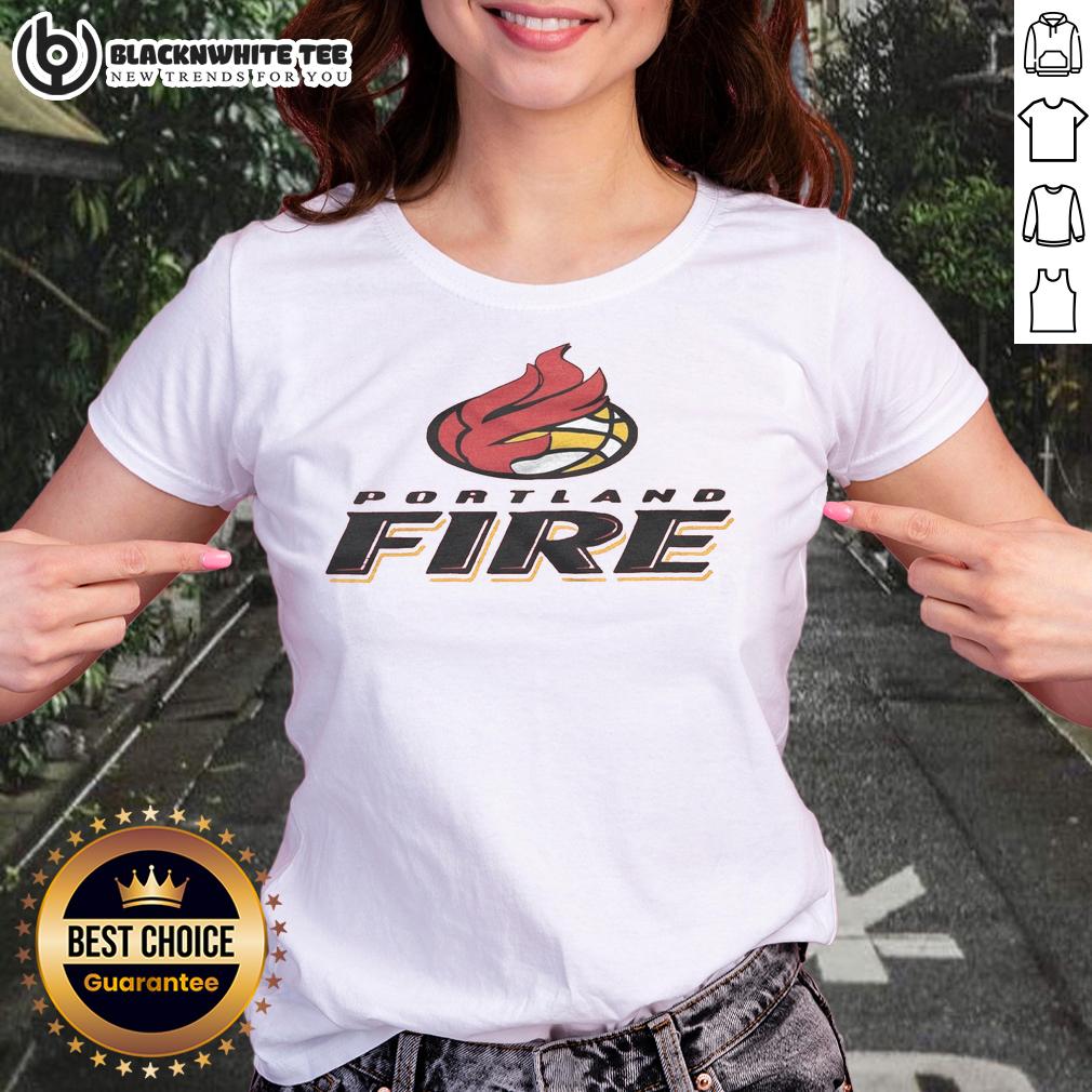 Top Portland Fire '00 Ladies Tee Top Portland Fire Ladies Tee featuring vibrant team colors and logo, perfect for fans showcasing their support.
