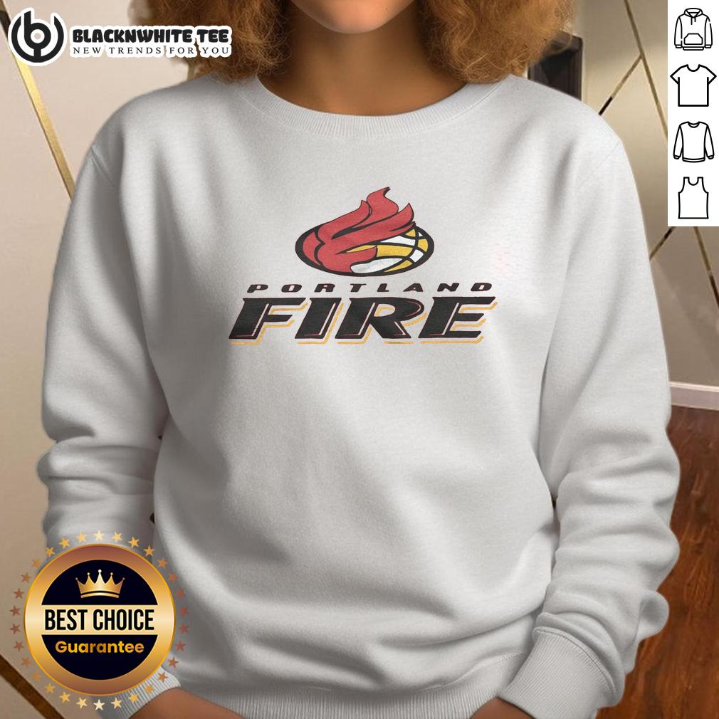 Top Portland Fire '00 Sweatshirt Stylish Top Portland Fire sweatshirt featuring team logo, perfect for fans and casual wear in vibrant colors.