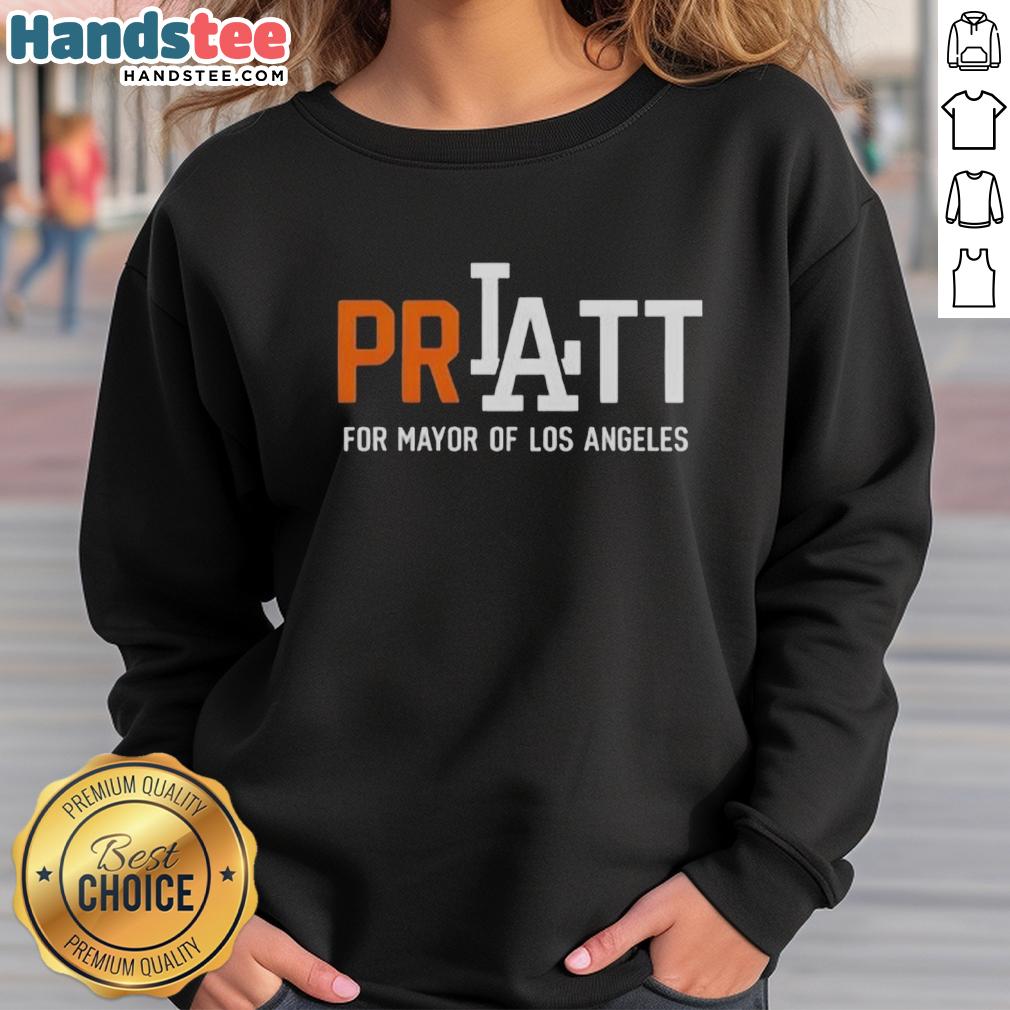 top-pratt-for-mayor-los-angeles-2026-sweatshirt Top Pratt for Mayor Los Angeles 2026 sweatshirt featuring bold graphics and a stylish design, ideal for supporters.