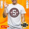 Top Quarterback Your Health 5 logo t-shirt featuring a stylish design for sports and health enthusiasts.
