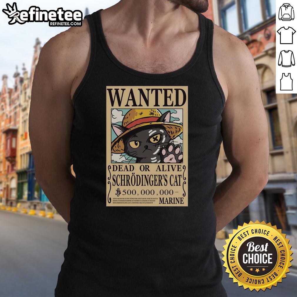 top-schrodinger-cat-pirate-tank-top Top Schrodinger Cat Pirate Tank Top featuring a whimsical cat design in a pirate hat, perfect for quirky fashion lovers.