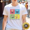 Alt Text: Top Sesame Street The Original Cool Kids Since 1969 T-Shirt featuring iconic characters in vibrant colors.