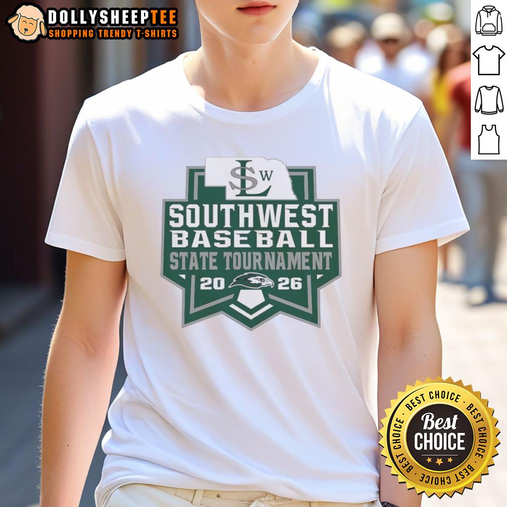 Top Southwest Silver Hawks Baseball State Tournament 2026 Logo T Shirt Alt Text: Top Southwest Silver Hawks Baseball State Tournament 2026 logo T-shirt featuring vibrant graphics and team colors.