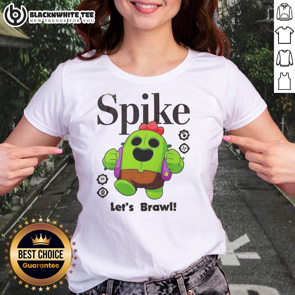 Top Spike Let'S Brawl Ladies Tee Top Spike Lets Brawl Ladies Tee featuring a stylish graphic design perfect for casual wear and gaming enthusiasts.