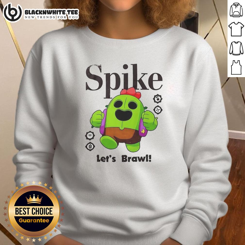 Top Spike Let'S Brawl Sweatshirt Cozy Top Spike Let's Brawl sweatshirt featuring vibrant graphics, perfect for gamers and casual wear enthusiasts.