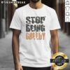 Top Stop Being Greedy DMX Retro T-Shirt featuring iconic design and bold lettering celebrating the legendary rapper.