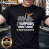 Texas Longhorns 2026 SEC Softball Tournament Champions T-Shirt featuring player name and city skyline design.