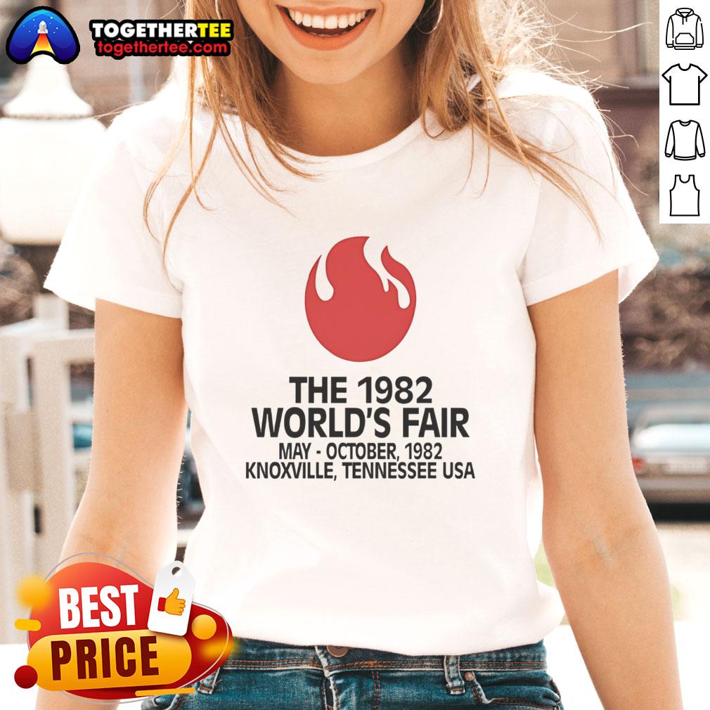 Top The 1982 World'S Fair May Oct In Knoxville Tennessee Vintage Ladies Tee