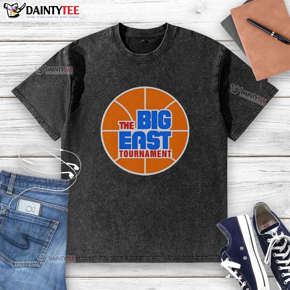 top-the-big-east-tournament-washed-t-shirt Stylish Top The Big East Tournament washed t-shirt featuring team logo, perfect for fans and casual wear.