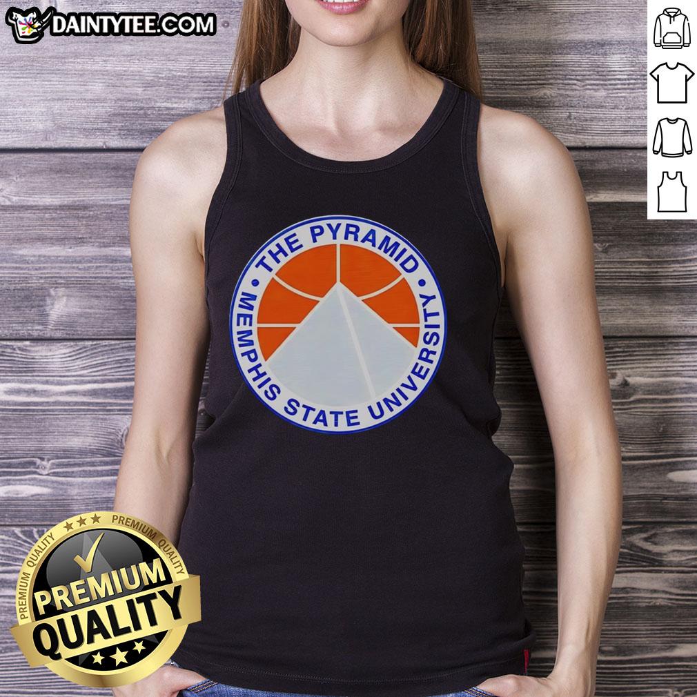 top-the-pyramid-memphis-state-university-tank-top Top The Pyramid Memphis State University tank top featuring vibrant colors and iconic design for fans and alumni.
