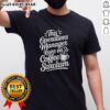 Alt Text: Top This Operations Manager Runs On Coffee And Sarcasm Coffee T-Shirt featuring a humorous design for coffee lovers.
