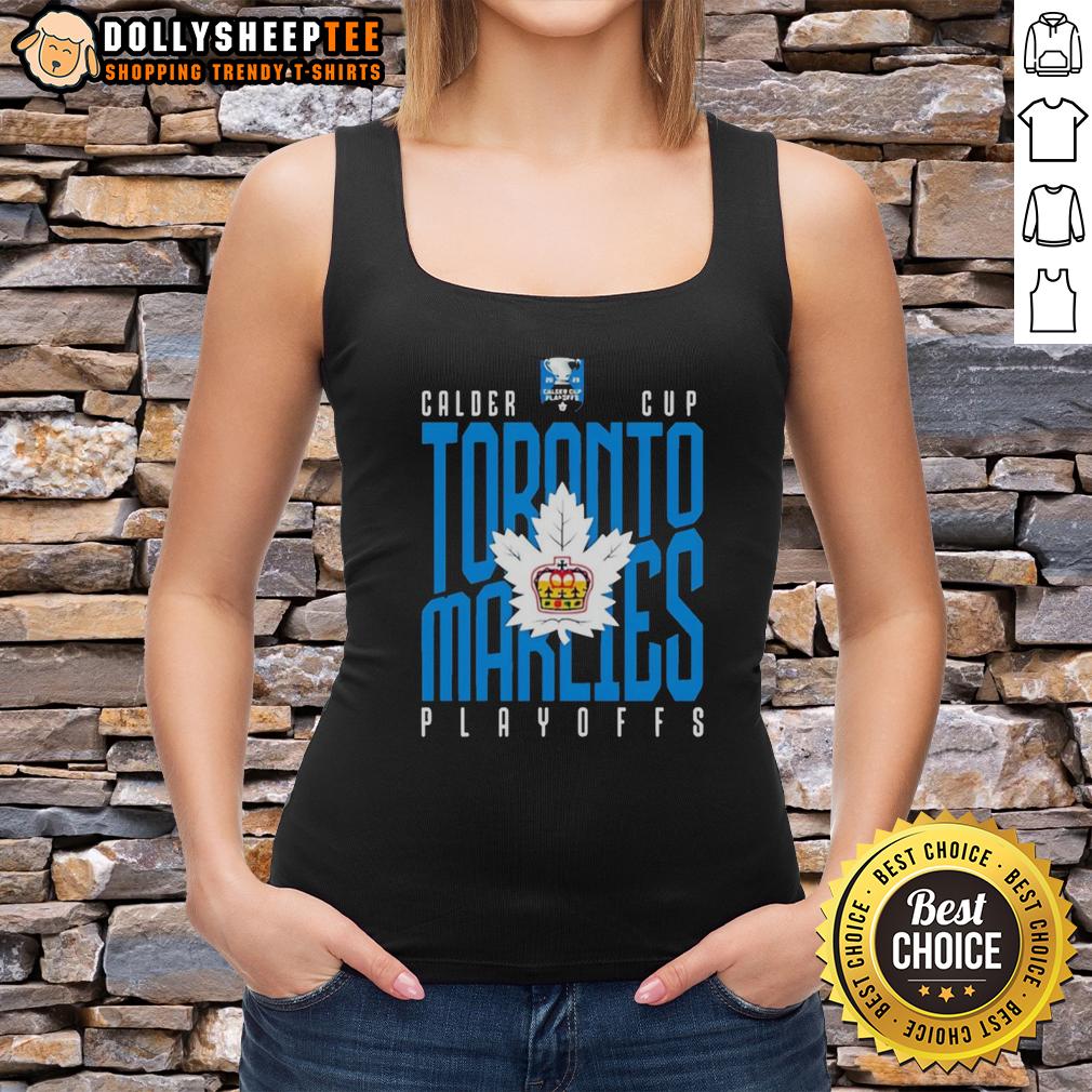 Top Toronto Marlies Calder Cup Playoffs American Hockey League Tank Top Top Toronto Marlies Calder Cup Playoffs tank top showcasing team spirit in the American Hockey League.